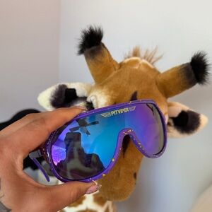 Pit Viper Blue and Purple Sunglasses